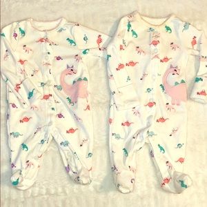 Baby Girl Carter's Dinosaur Sleep & Play